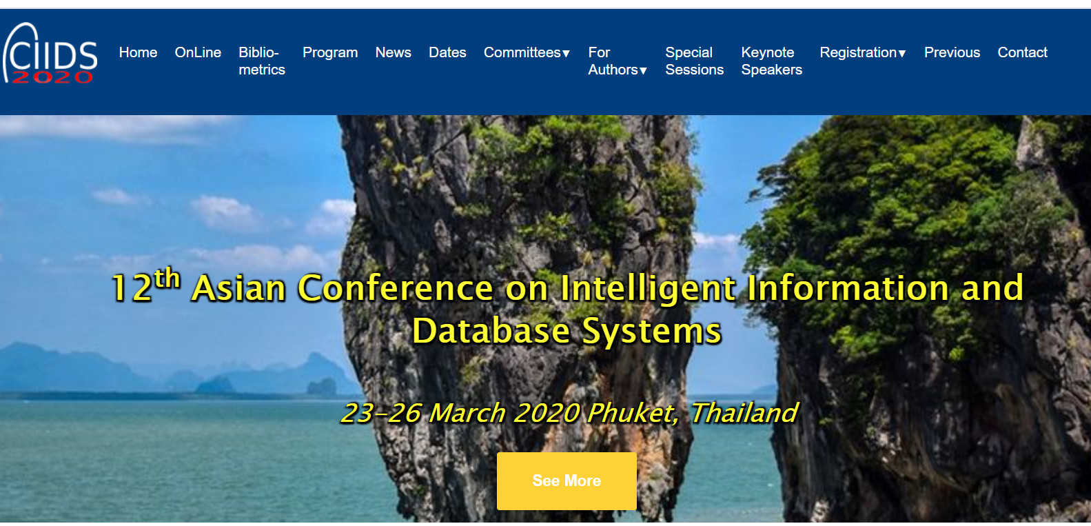 12th Asian Conference on Intelligent Information and Database Systems 23-26 March 2020 Phuket, Thailand