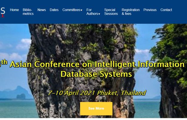 13th Asian Conference on Intelligent Information and Database Systems 7-10 April 2021 Phuket, Thailand